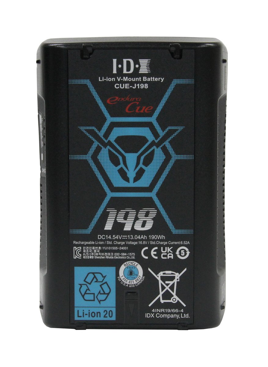 IDX CUE-J198 190Wh V-Mount Battery product image