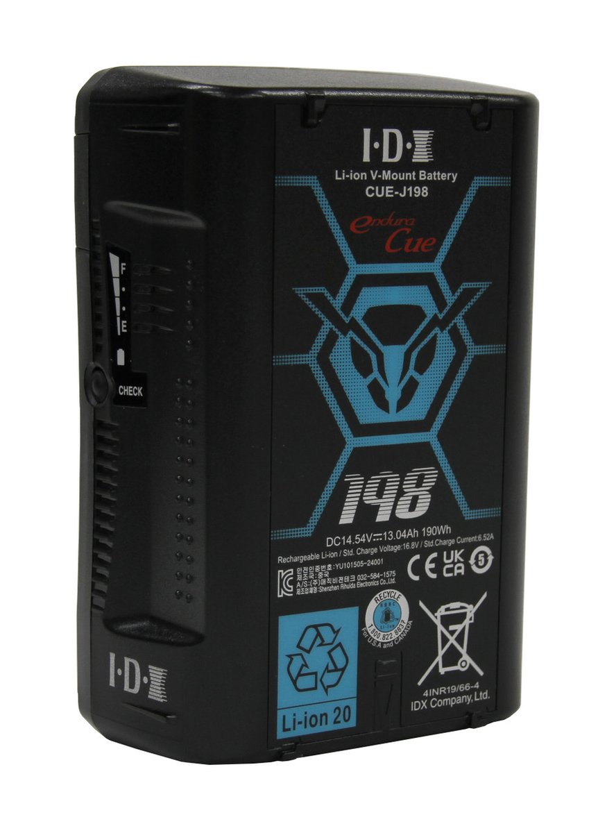 IDX CUE-J198 190Wh V-Mount Battery - view 6