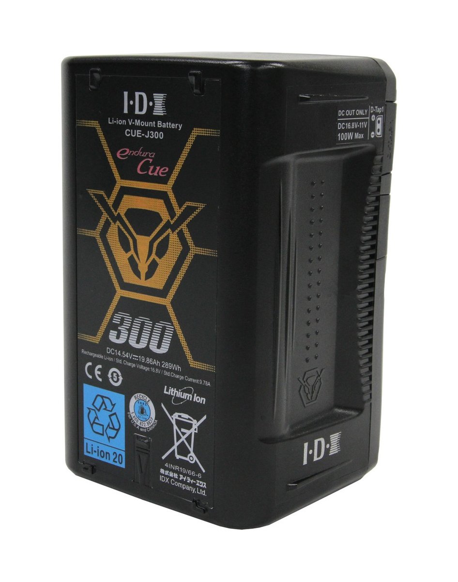 IDX CUE-J300 289Wh High-Load V-Mount Battery product image