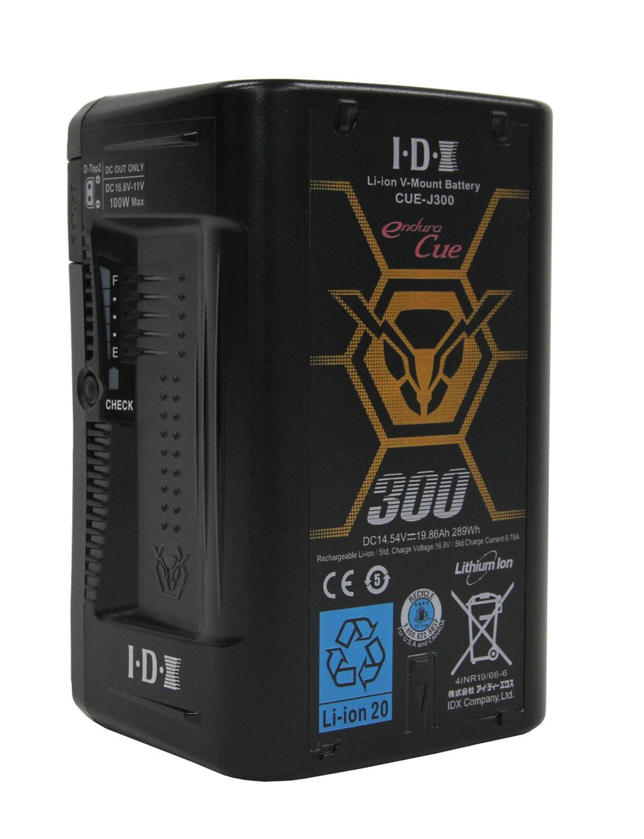 IDX CUE-J300 289Wh High-Load V-Mount Battery - view 5