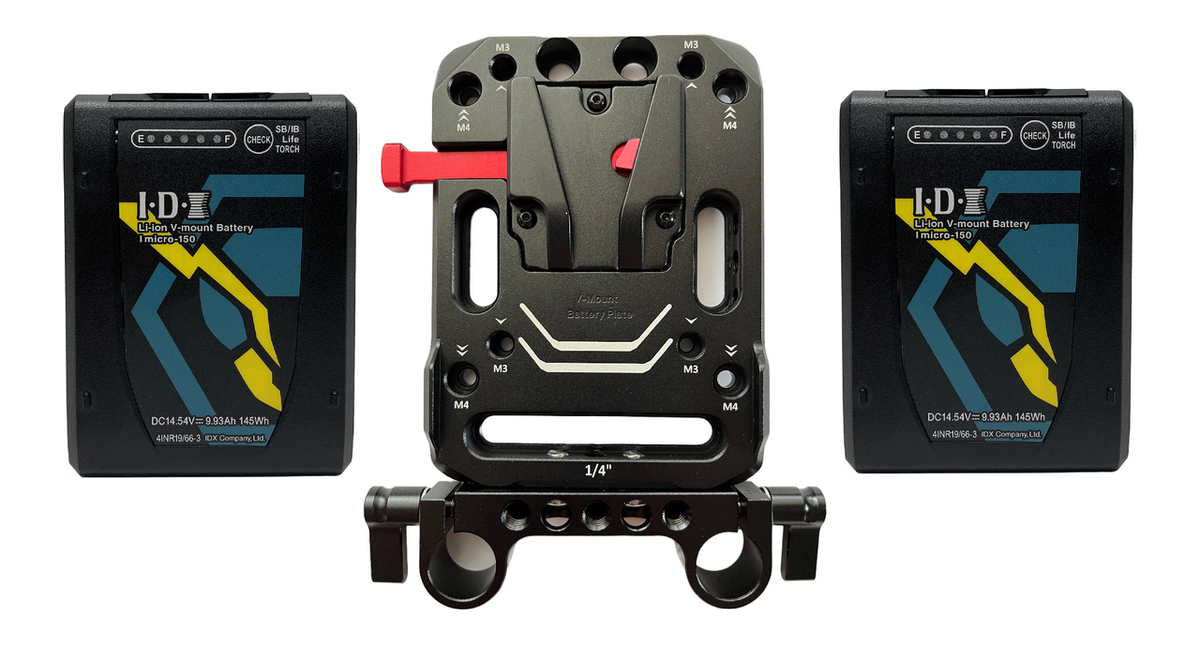 M150VPK Imicro-150 Two-Battery V-Mount Kit
