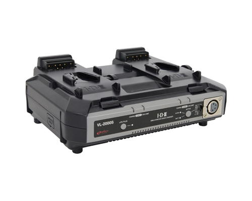 IDX VL-2000S 2-Channel Simultaneous V-Mount Charger with 100W DC Output product image