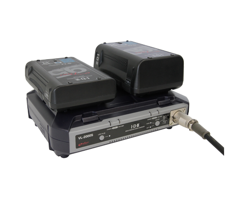 IDX VL-2000S 2-Channel Simultaneous V-Mount Charger with 100W DC Output - view 2