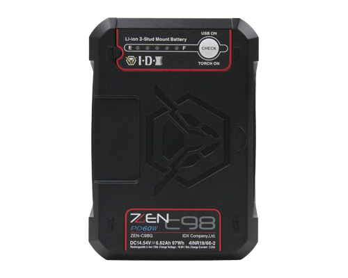IDX ZEN-C98G Gold Mount Battery product image