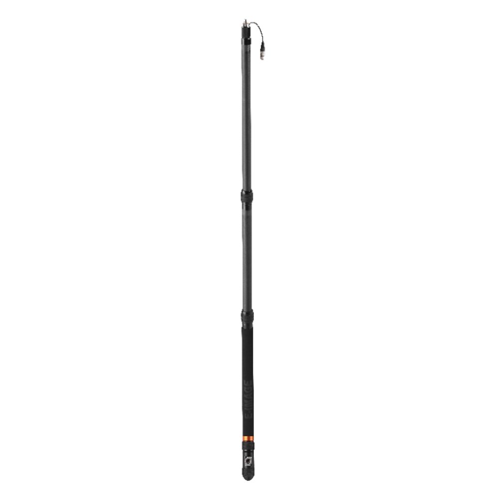 Ikan 6' Carbon Fiber Telescoping Boom Pole with Internal Cable and XLR Base (E-Image)