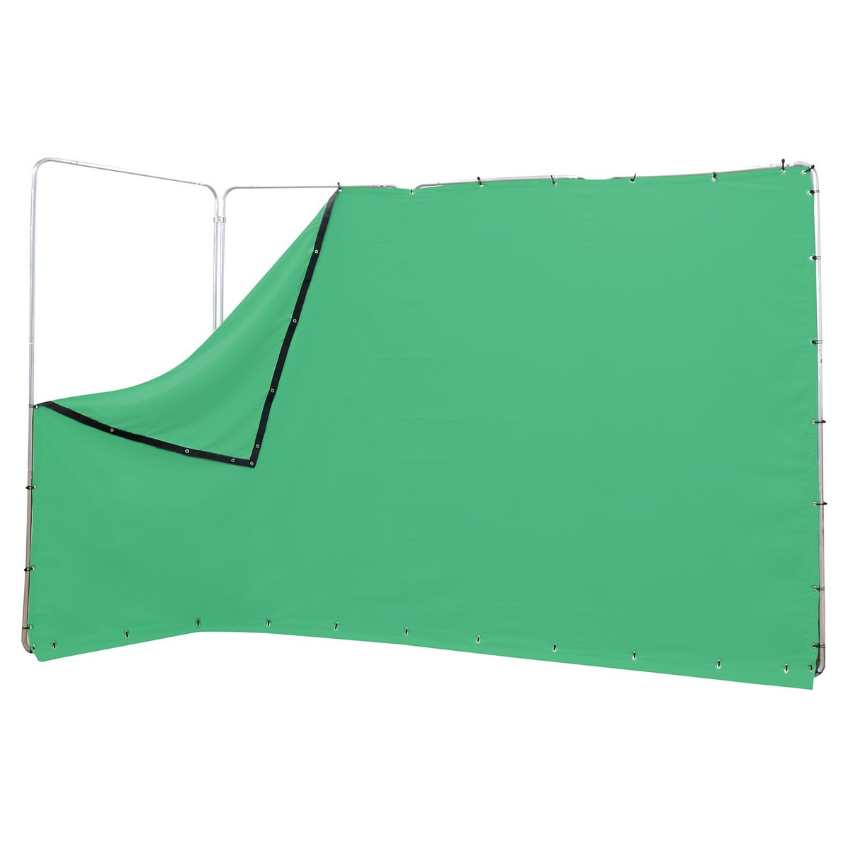 Ikan BD-13F-GRN 13.1 ft Portable Panoramic Chroma Key Green Screen Backdrop - view 2