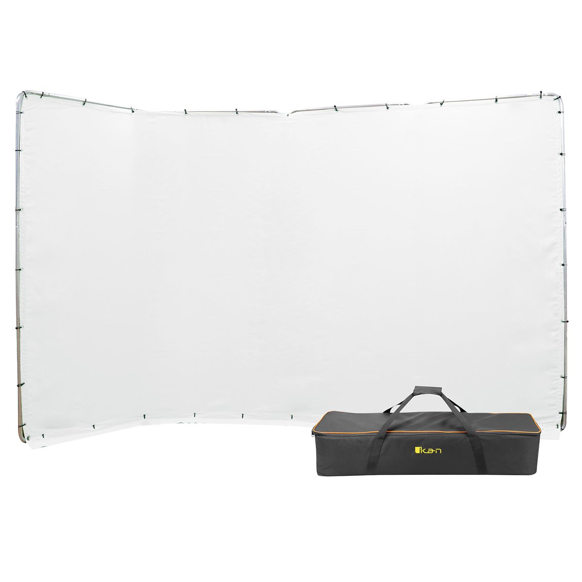 Ikan 13.1ft Portable Panoramic Backdrop Screen (White)