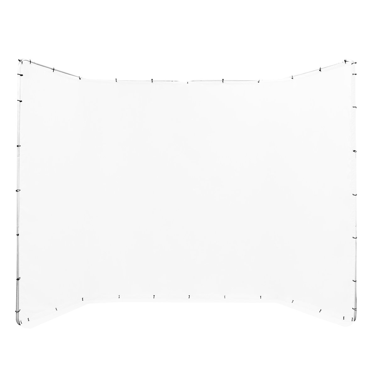 Ikan BD-13F-WHT 13.1 ft Portable Panoramic Backdrop Screen (White) - view 2