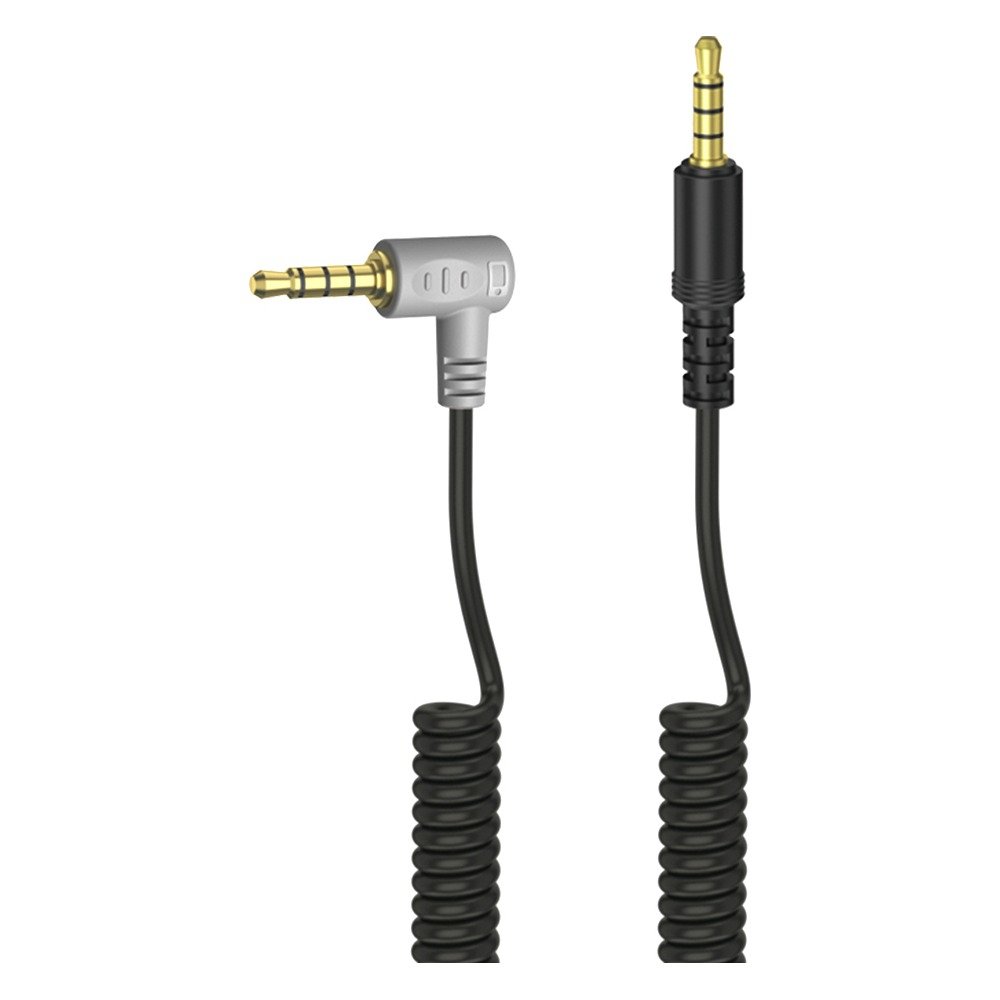 Ikan CVM-DR-SPX 3.5m TRRS-TRRS Microphone Coiled Audio Output Cable - 23" Max (CoMica)