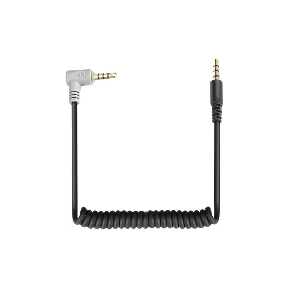 Ikan CVM-DR-SPX 3.5m TRRS-TRRS Microphone Coiled Audio Output Cable - 23" Max (CoMica) - view 4