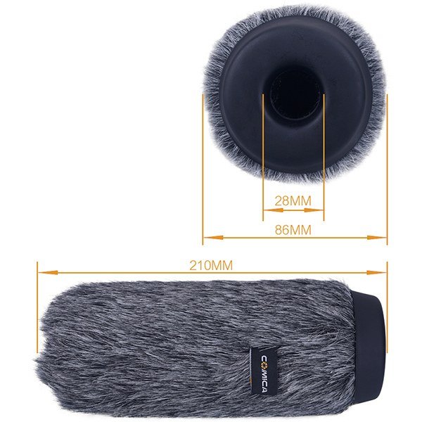 Ikan CVM-MF5 Microphone Wind Muff for Comica VP2, VP3, and RODE NTG1/2, NTG4/4+ (CoMica) - view 2