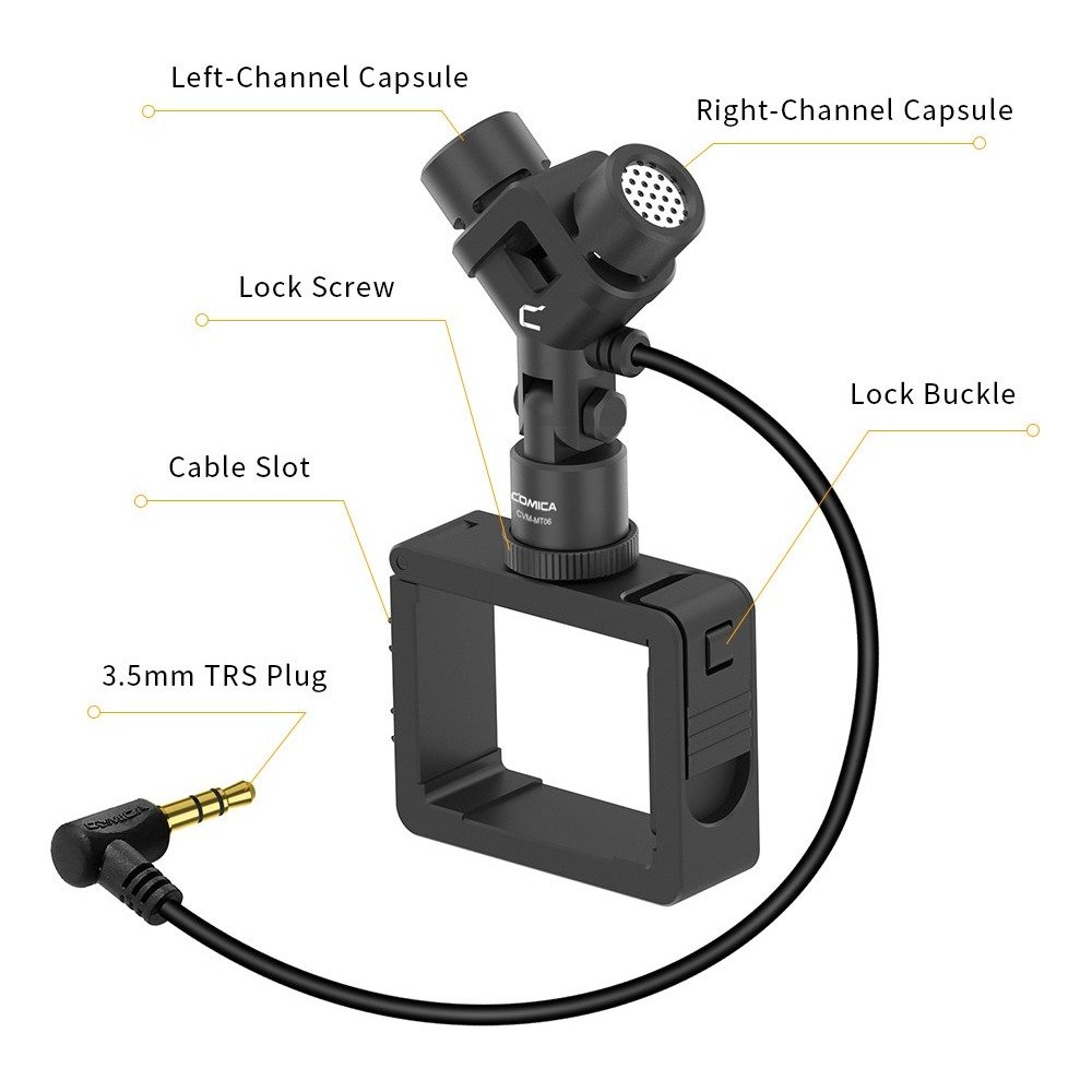 Ikan CVM-MT06 XY Stereo Dual-Microphone for OSMO POCKET (Comica) - view 3