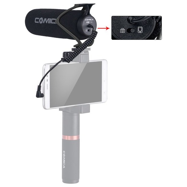 Ikan CVM-V30 LITE B Electret Super-Cardioid Directional Condenser Shotgun Video Microphone (Black) (CoMica) - view 2