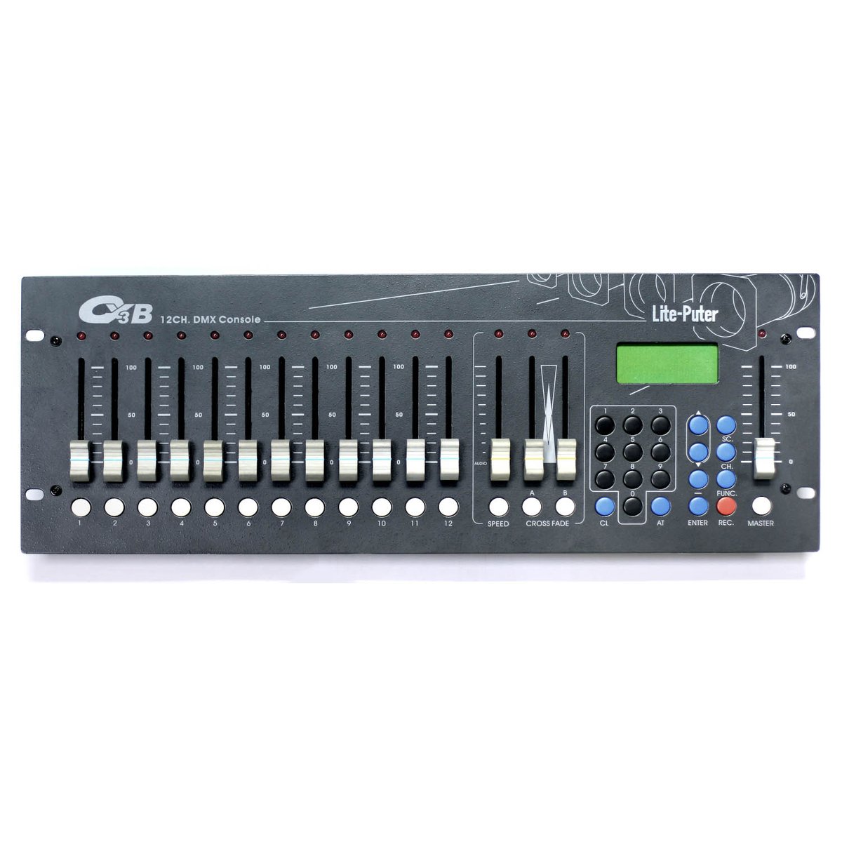 Ikan Lite-Puter 12-Channel DMX Lighting Console