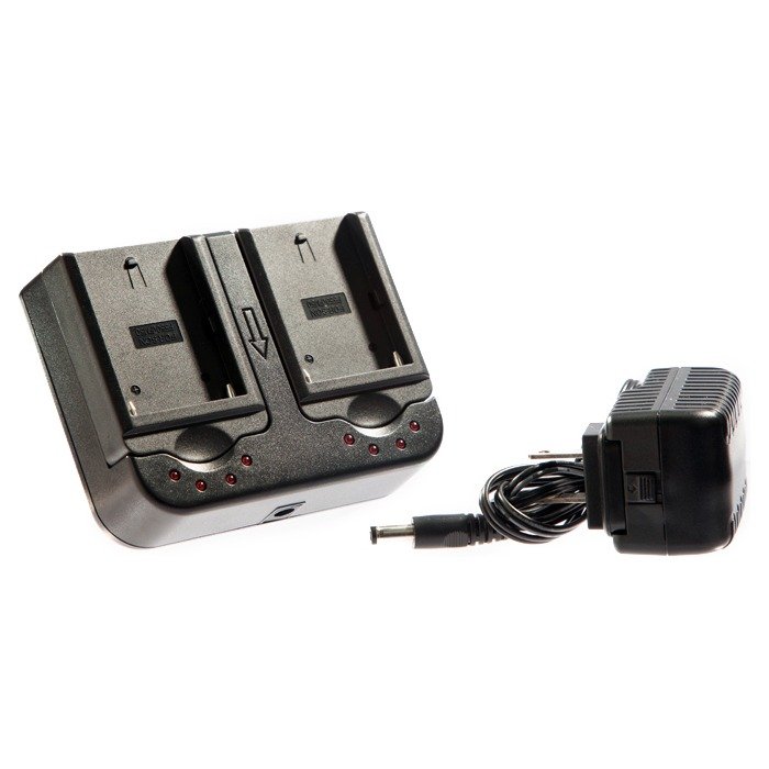 Ikan DV Camera Battery Kit w/ 2x Sony NP-F750 5800mah Replacement Lithium Batteries and Dual Battery Charger - view 2