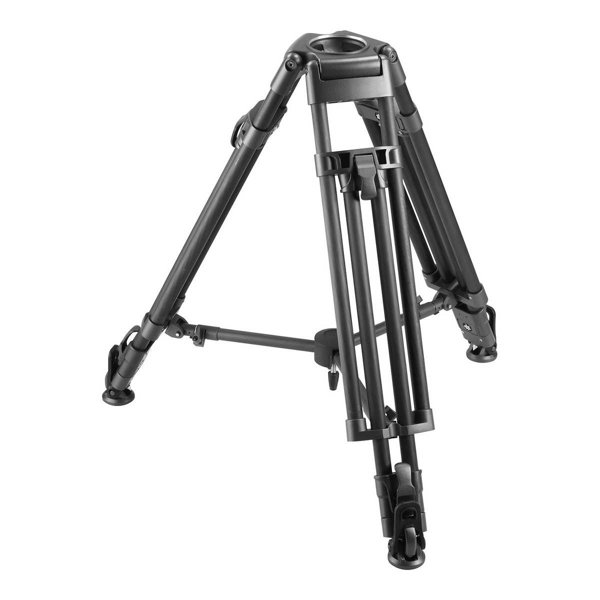 Ikan 2-Stage Flip Lock Carbon Fiber MOTUS Tripod 100mm Bowl 220.5 lbs Payload Mid-Level Spreader (E-Image) - view 2
