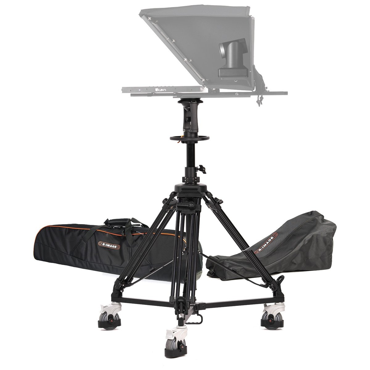 Ikan Pneumatic Aluminum PTZ Pedestal w/ 100mm Flat Base, 44 lbs Payload (E-Image)