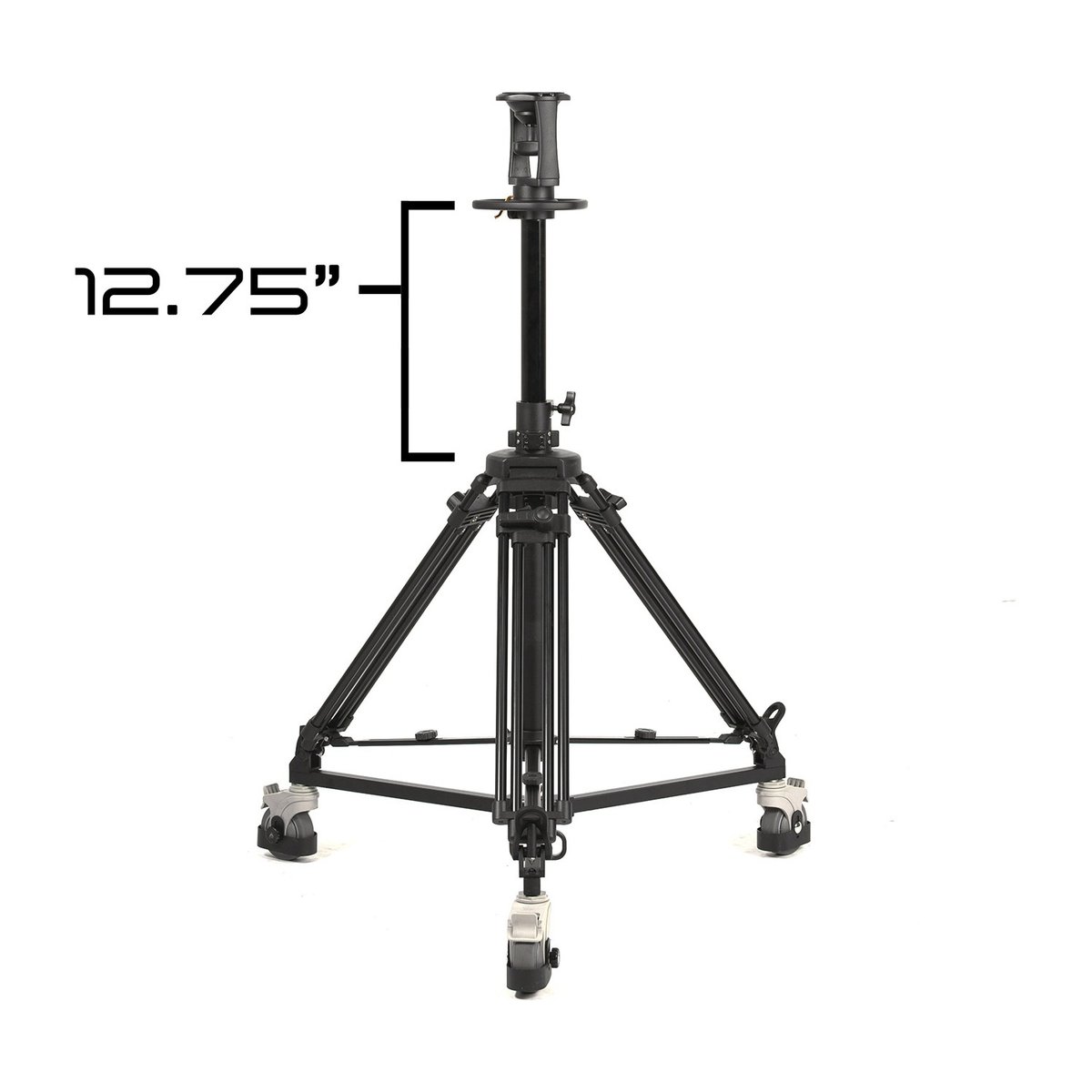 Ikan Pneumatic Aluminum PTZ Pedestal w/ 100mm Flat Base, 44 lbs Payload (E-Image) - view 2