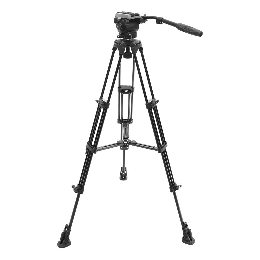 Ikan Professional Camera Video Tripod with Fluid Head 75mm Bowl 11 lbs. Payload (E-Image)