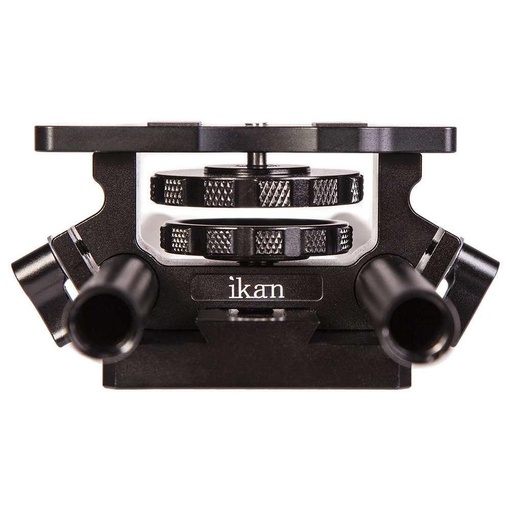 Ikan ELE-P-QRBP Elements Plus Quick Release Base Plate with 15mm Rods