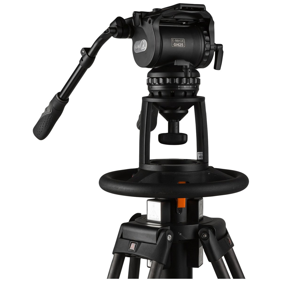 Ikan Pneumatic Carbon Fiber Pedestal with 100mm Fluid Head, 61.7 lbs Payload, with Adjustable Counterbalance and Drag (E-Image) - view 2