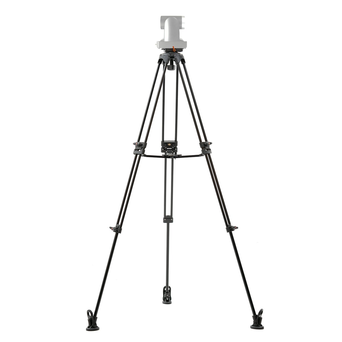 Ikan Aluminum Tripod, 75mm Flat Base, & Quick Release Plate for PTZ Cameras