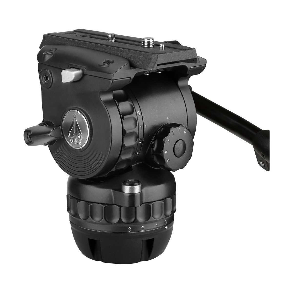 Ikan GH06F 75mm Flat Base Pro Fluid Video Head, 13.2 Counterbalance Payload (E-Image) product image