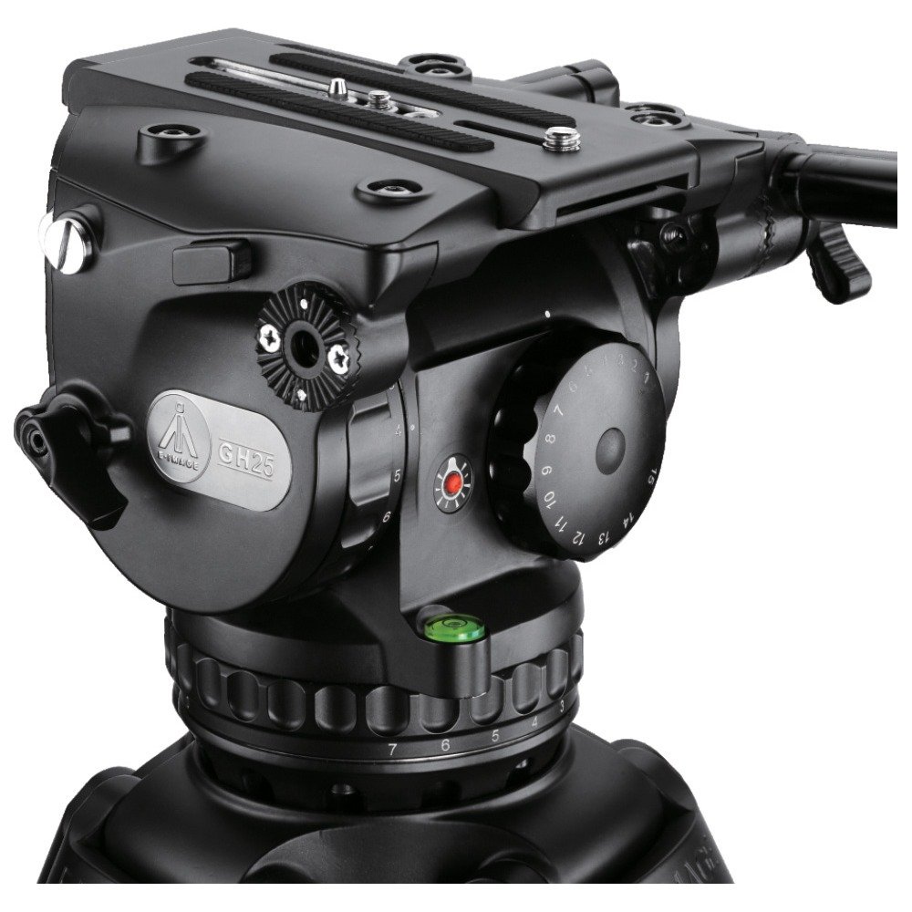 Ikan GH25 100mm Pro Fluid Video Head, 61.7 lbs Max Payload Capacity, Adjustable Counterbalance and Drag (E-Image) product image