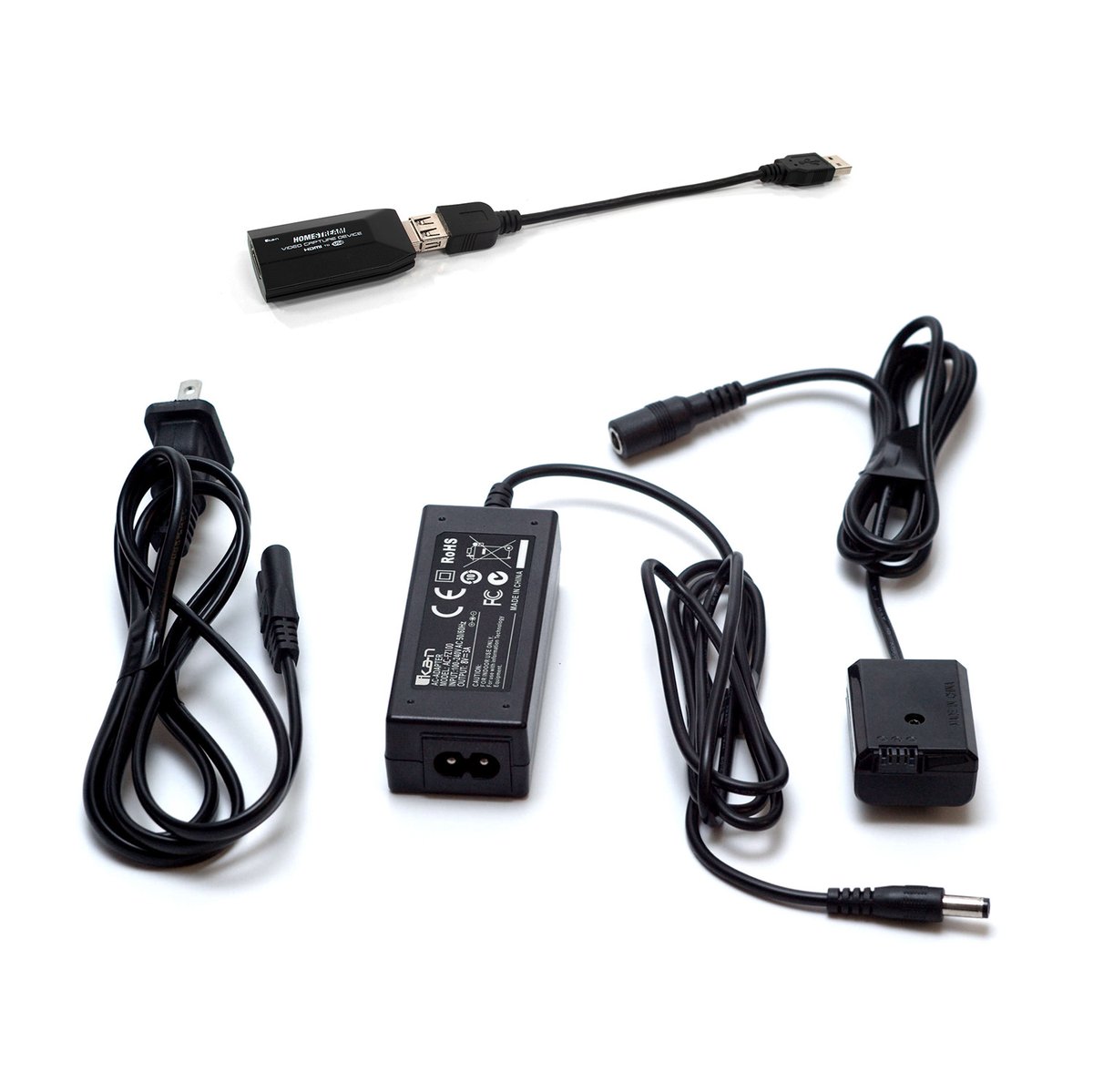 Ikan HomeStream HDMI to USB Video Capture Device with STRATUS Dummy Battery for Sony Cameras - view 2