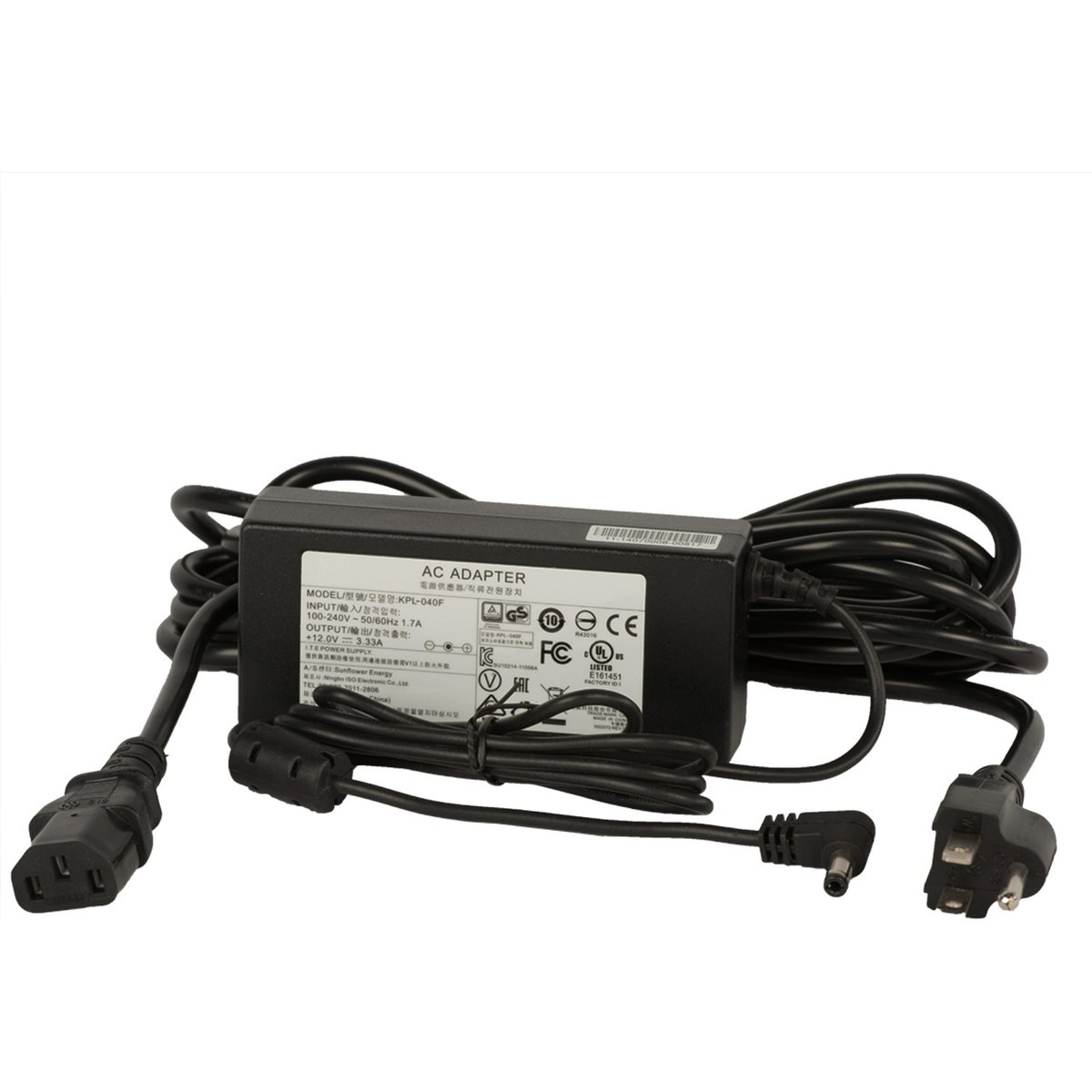 Ikan 12-Volt 3.3-Amp AC Adapter