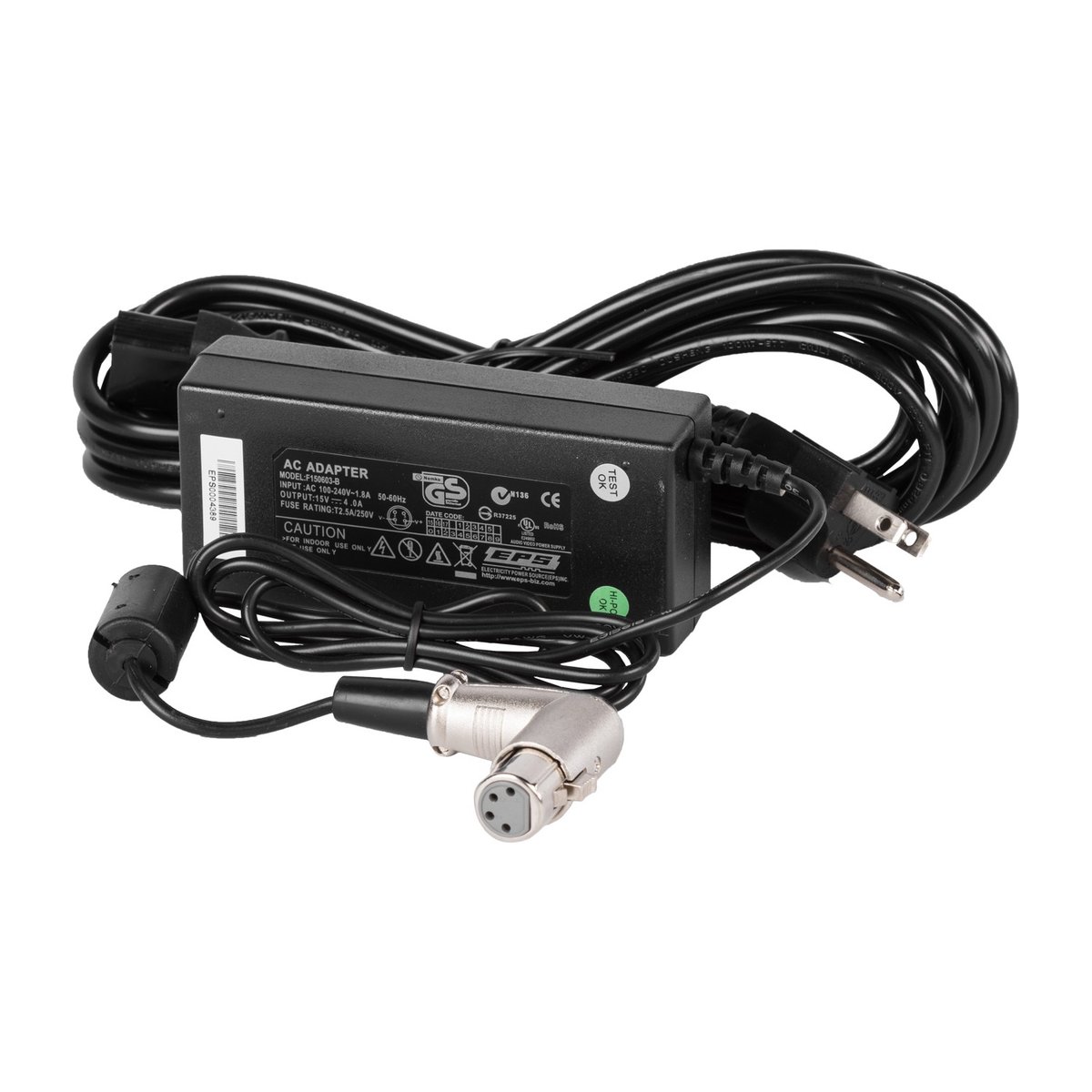 Ikan 15V 4A Power Supply Adapter for LB5/LW5, RB5/RW5 Lights