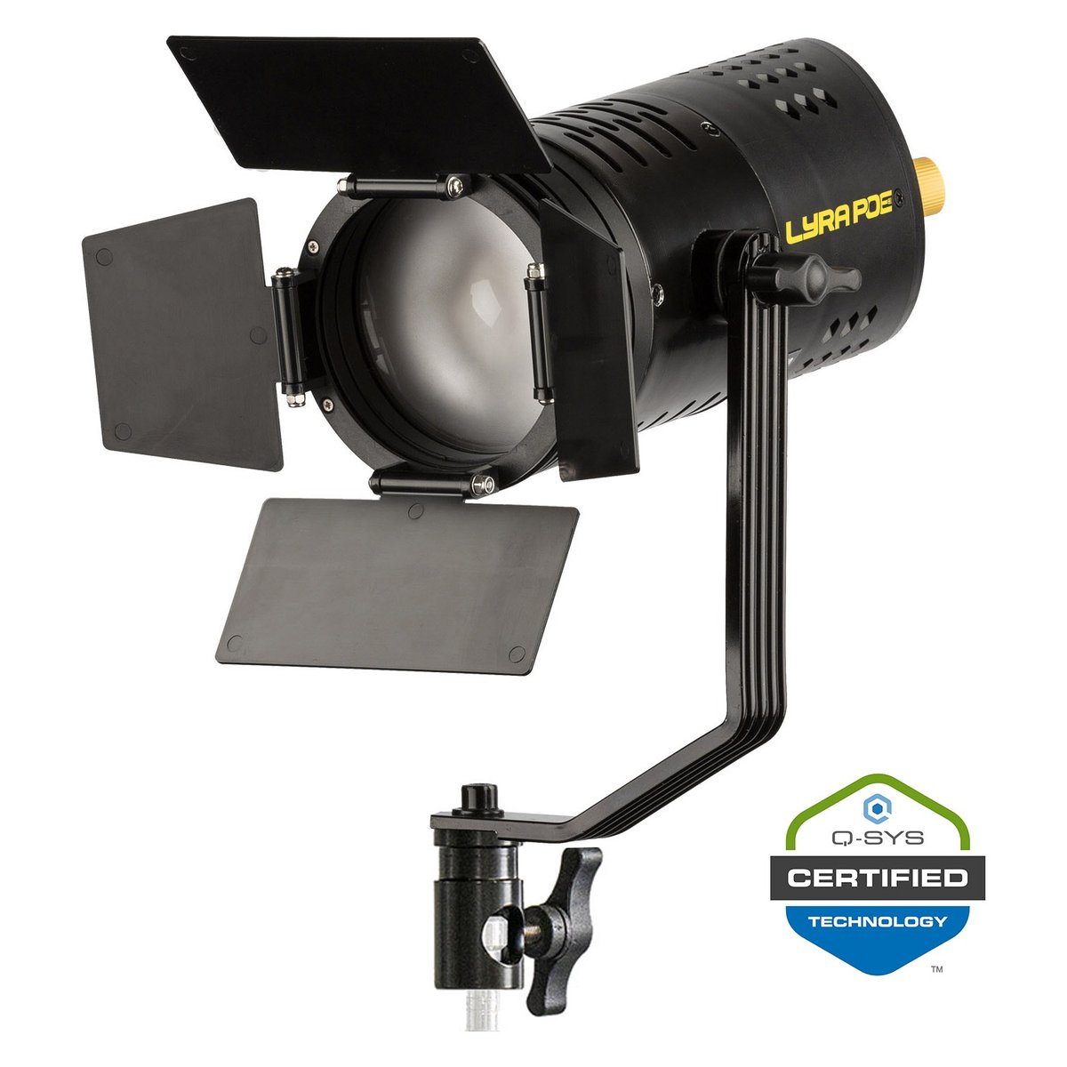 Ikan Lyra POE Bi-Color Studio Fresnel LED Light with ArtNet and sACN DMX