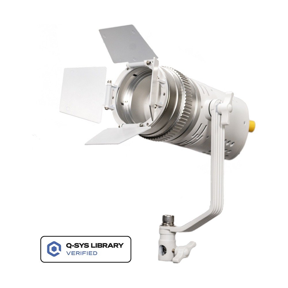 Ikan Lyra POE Bi-Color Studio Zoom Fresnel LED Light with ArtNet and sACN DMX (White)