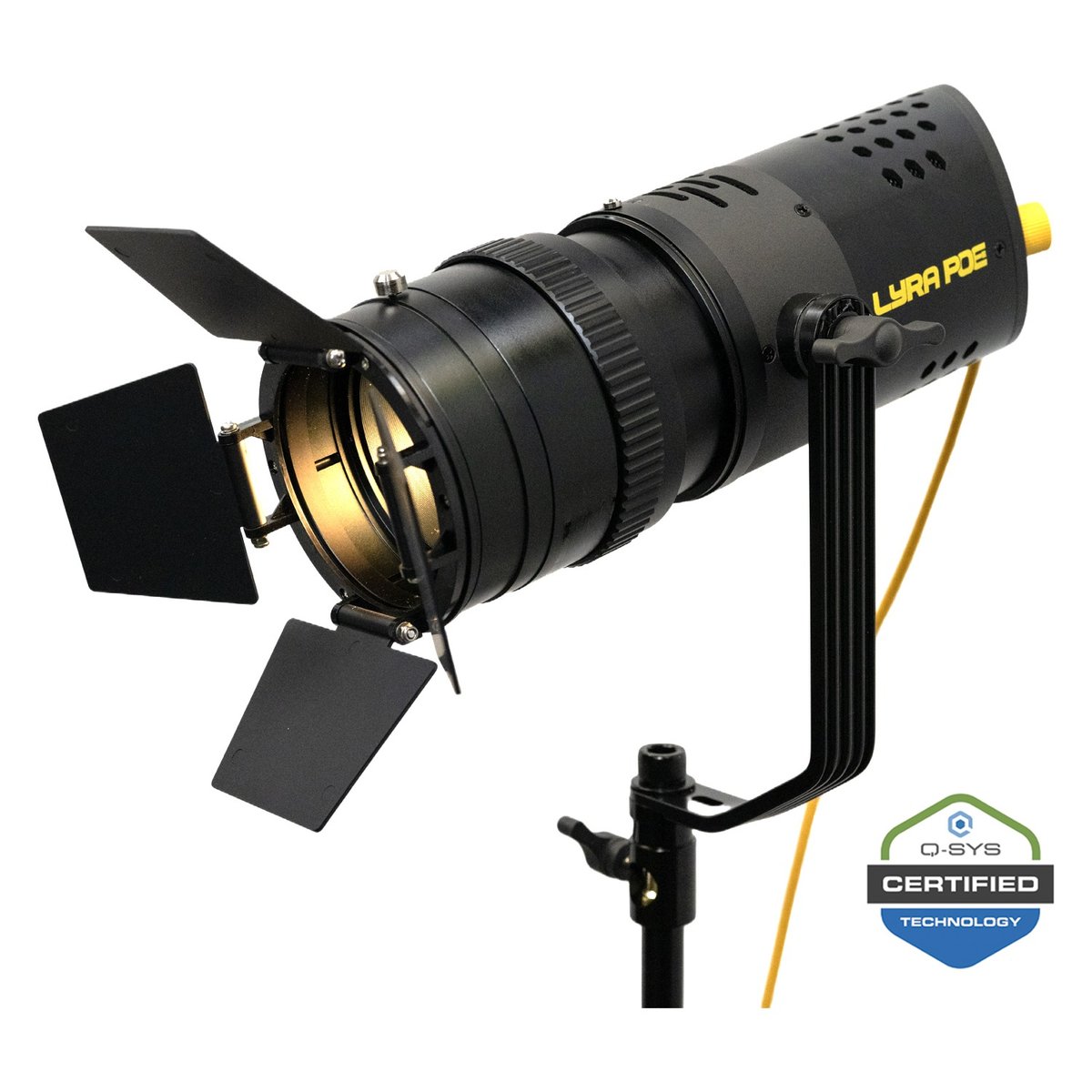 Ikan Lyra POE Bi-Color Studio Zoom Fresnel LED Light with ArtNet and sACN DMX