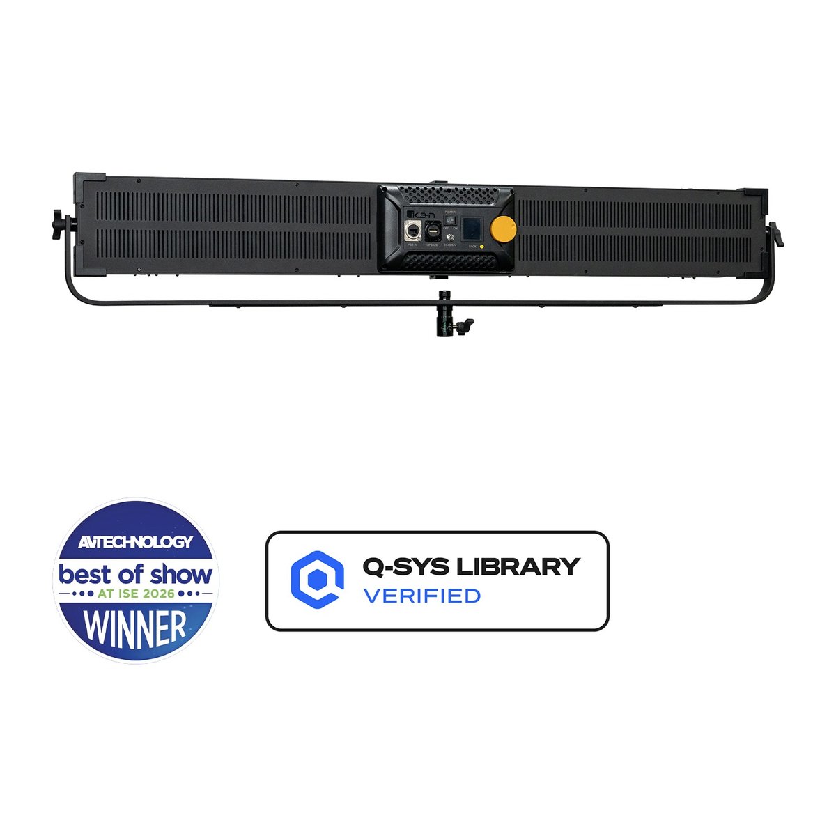 Ikan Lyra POE Panoramic Low Profile Bi-Color Studio Panel Soft LED Light