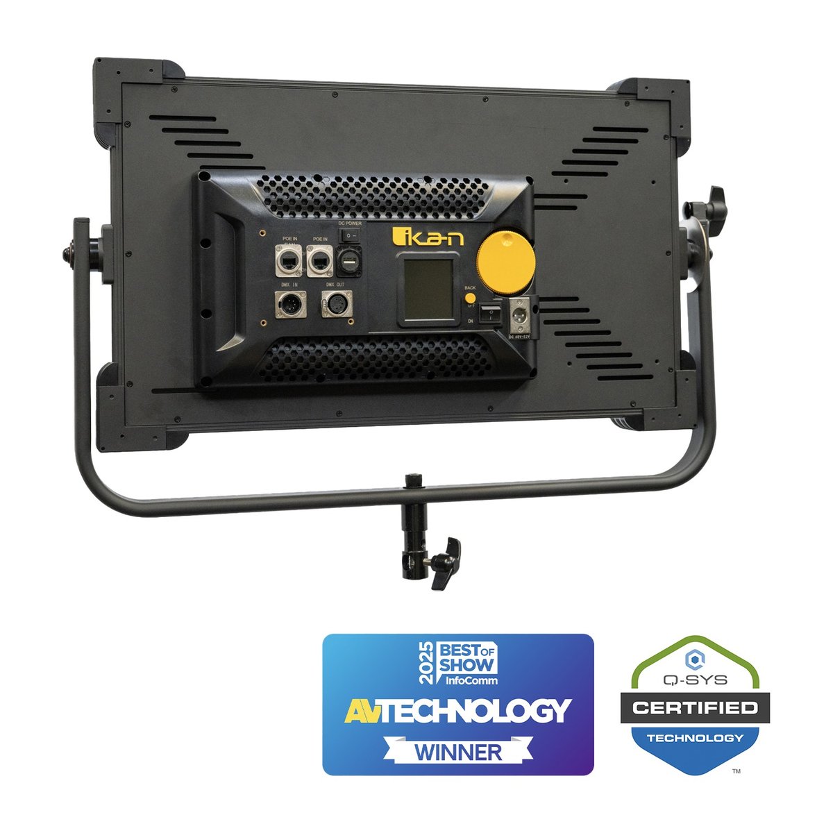 Ikan Lyra POE 1 x 2 Bi-Color Studio Soft Panel LED 3x Light Bundle with Netgear PoE++ Switch and Light Deck - view 2