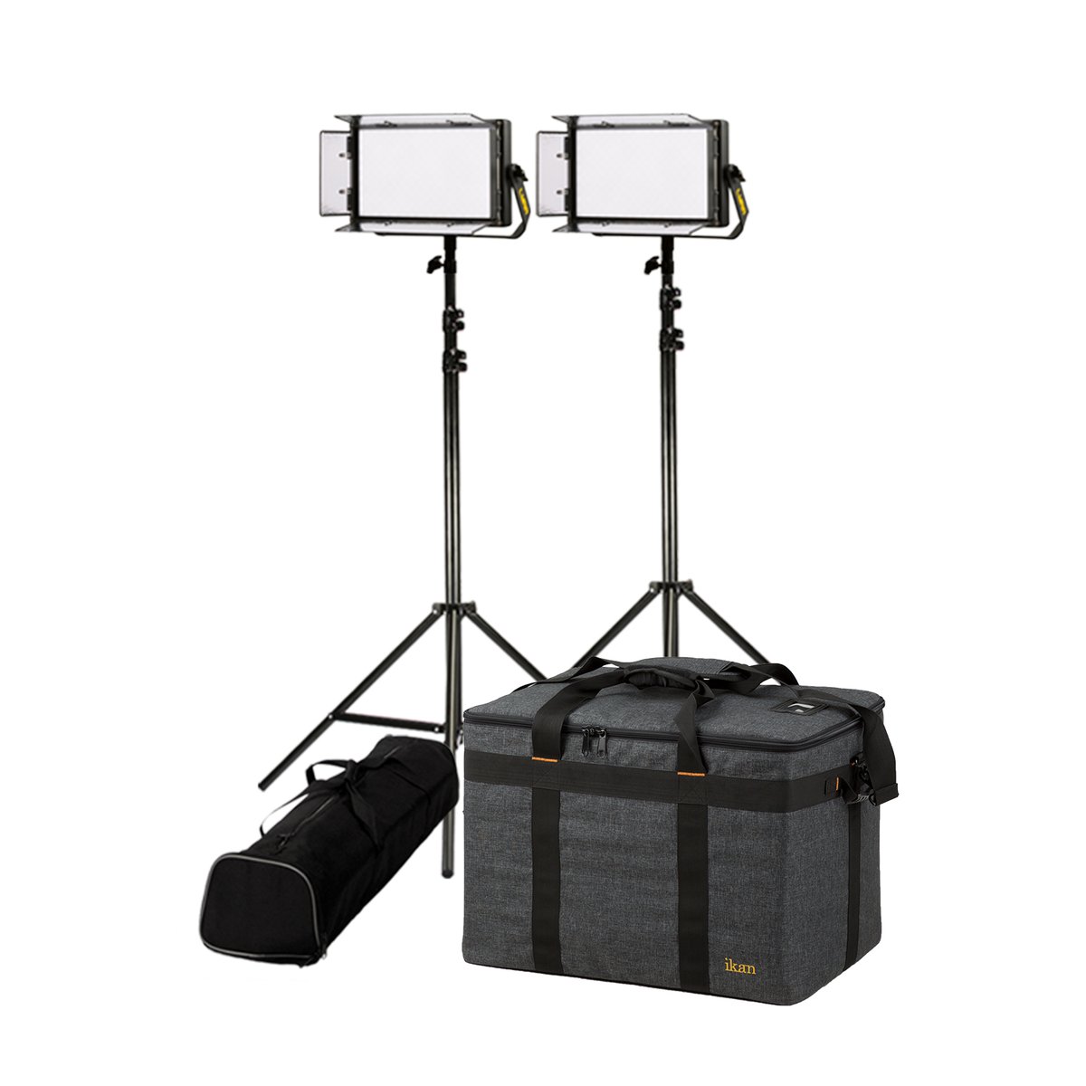 Ikan Lyra Half x 1 Bi-Color 2-Point Studio Panel Soft LED Light with DMX Control