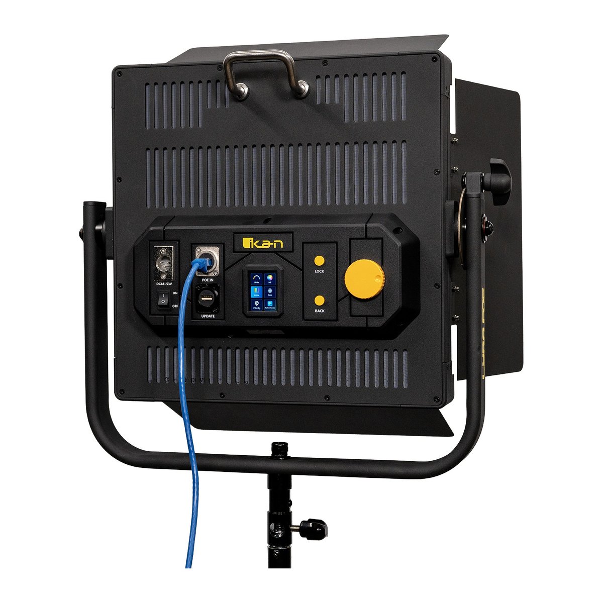 Ikan Lyra POE 1 x 1 RGBWA Color Studio Soft Panel LED Light with ArtNet and sACN DMX - view 2