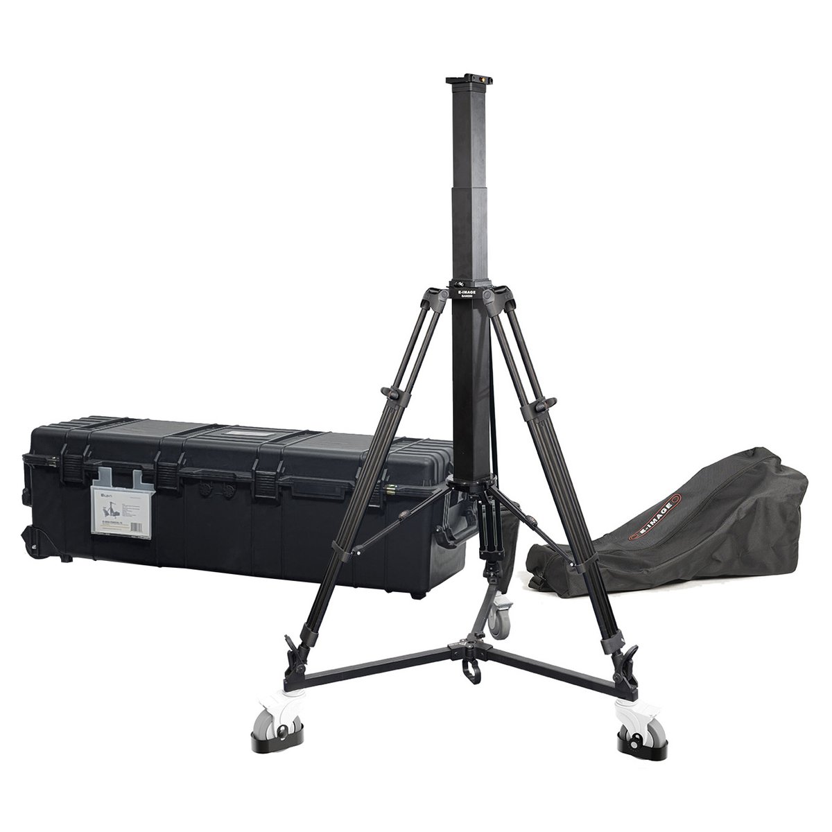 Ikan M-PTZ-PEDESTAL-TK Motorized Pedestal for PTZ Cameras and Teleprompters with Rolling Hard Case product image