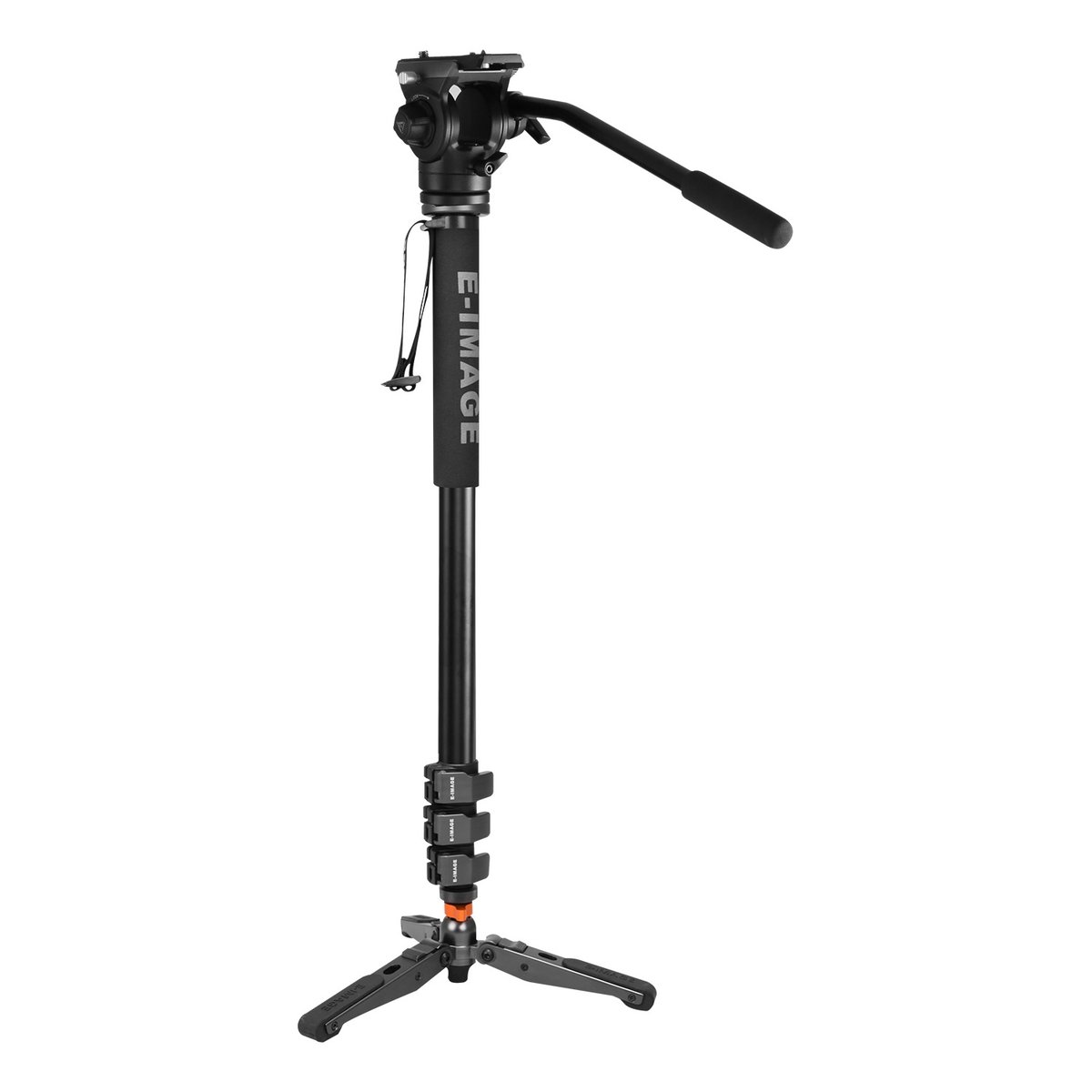 Ikan 4 Stage Aluminum Monopod with Fluid Head, 6.6lbs Payload Capacity (E-Image)