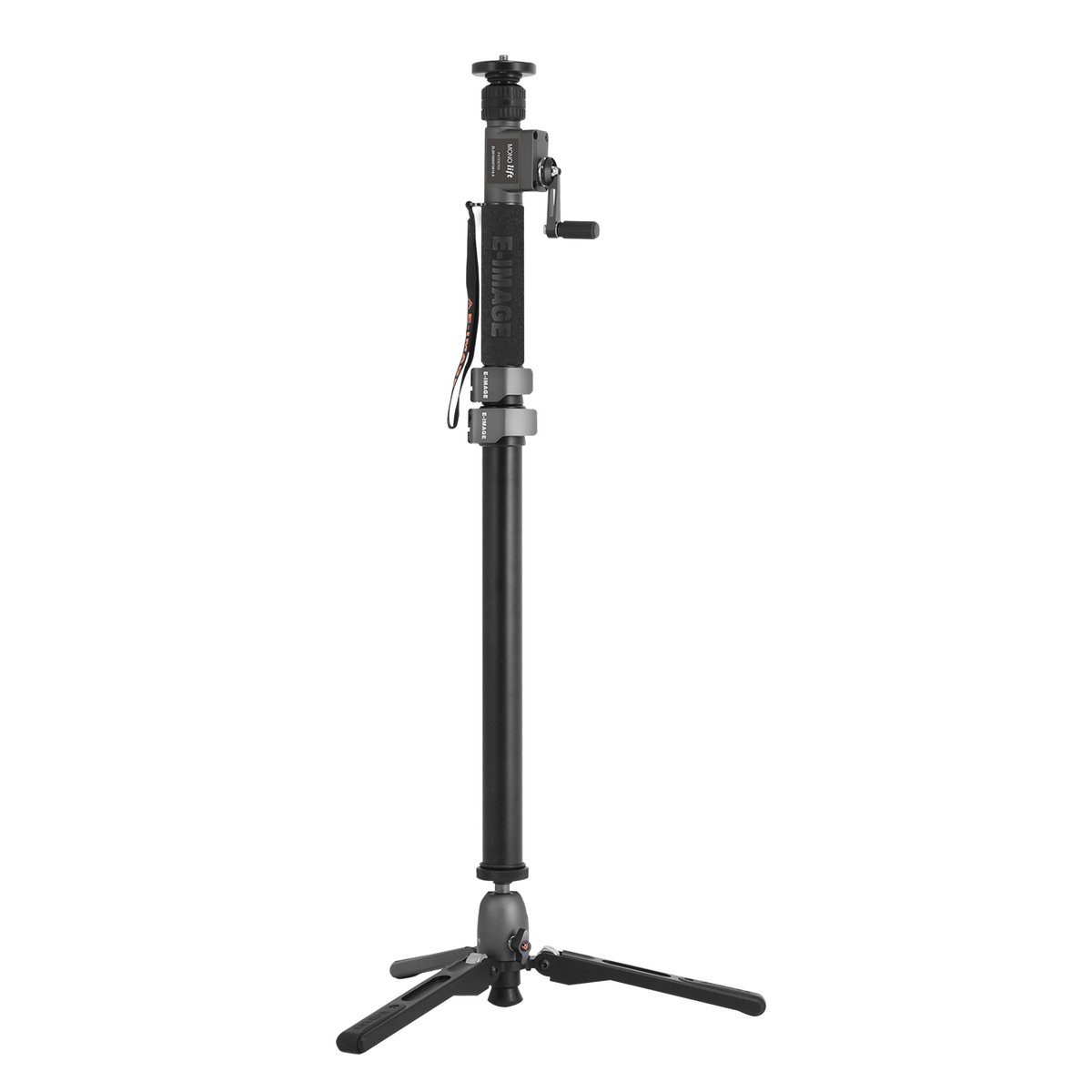 Ikan Carbon Fiber Monopod w/Hand Crank Max. Height 72.8 in (E-Image)
