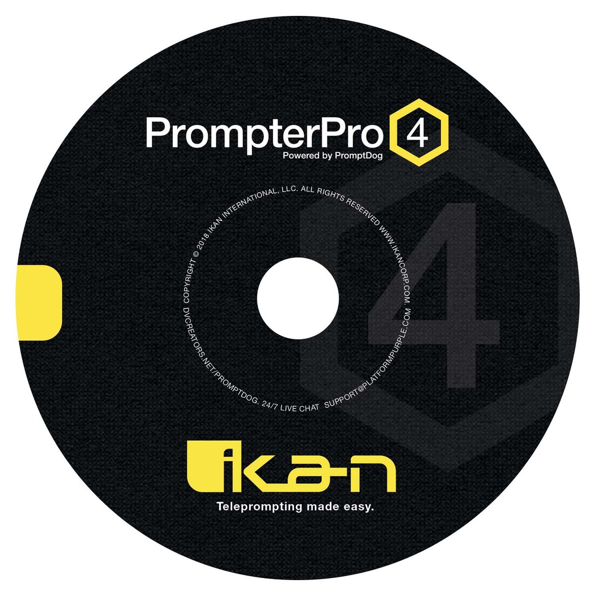 Ikan PrompterPro 4 Teleprompting Software for PC & Mac (Physical Disc Version)