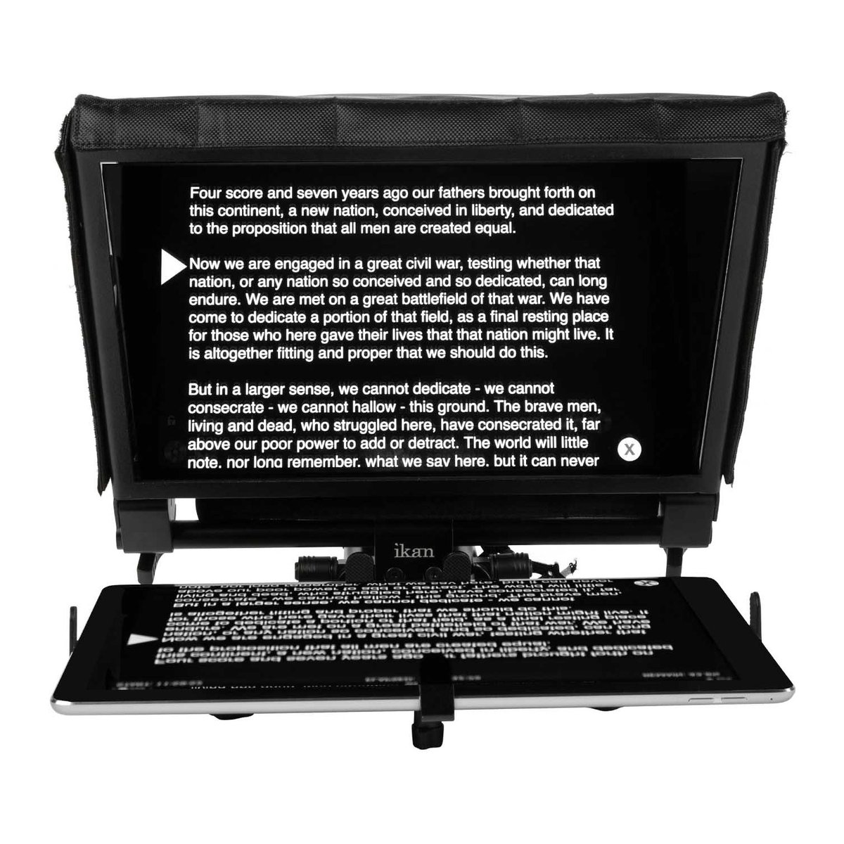 Ikan Elite Universal Large Tablet, and iPad Pro Teleprompter with Elite Remote - view 2