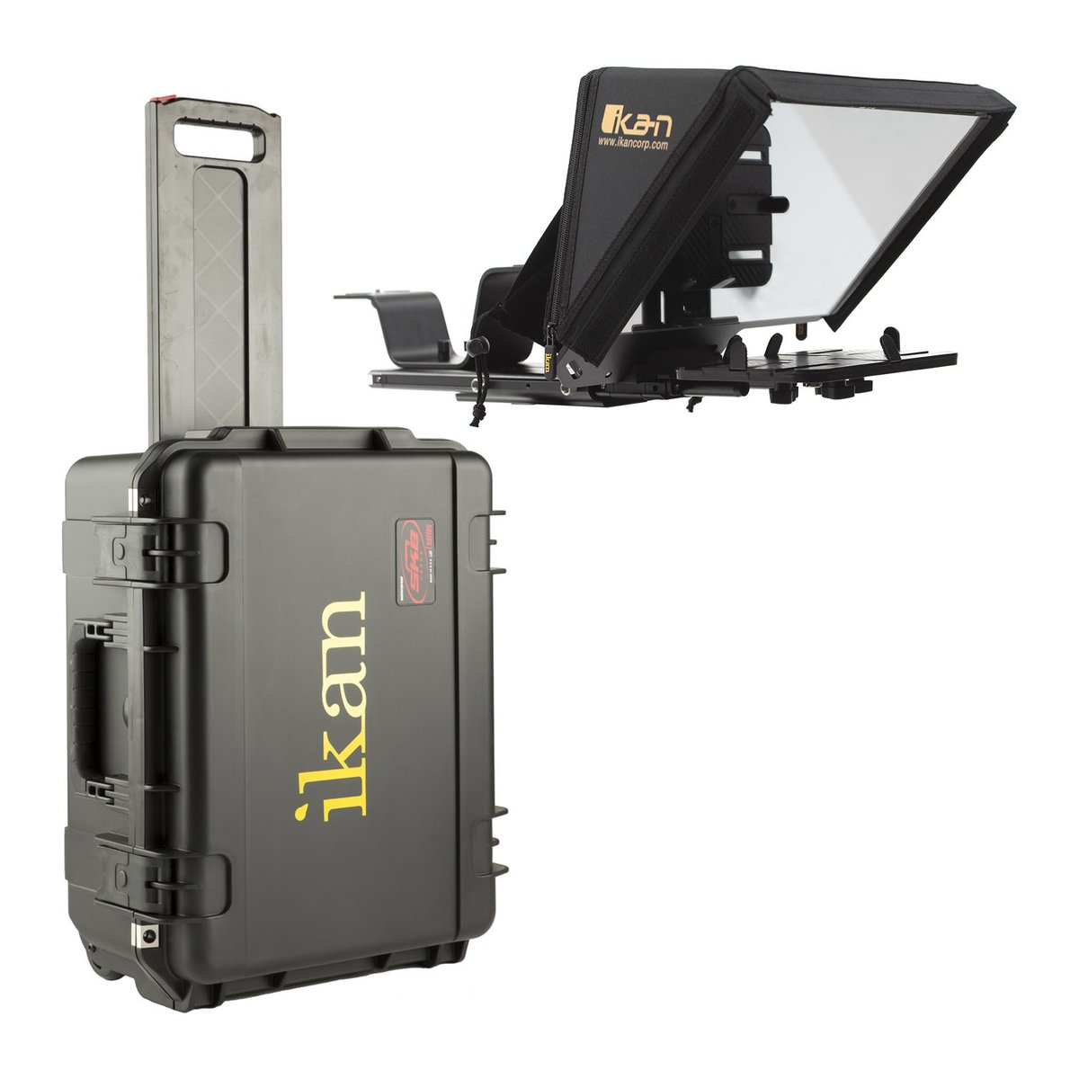 Ikan PT-ELITE-PRO2 Teleprompter Travel Kit with Rolling Hard Case