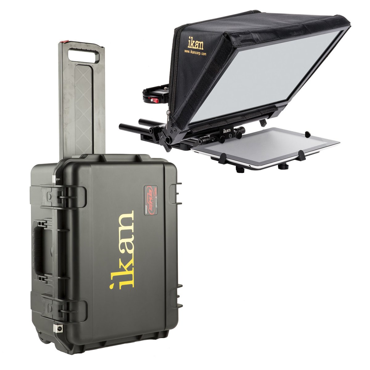 Ikan PT-ELITE-V2 Teleprompter Travel Kit with Rolling Hard Case