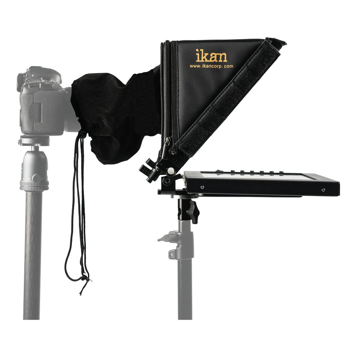 Ikan 12in Portable Teleprompter for Light Stand