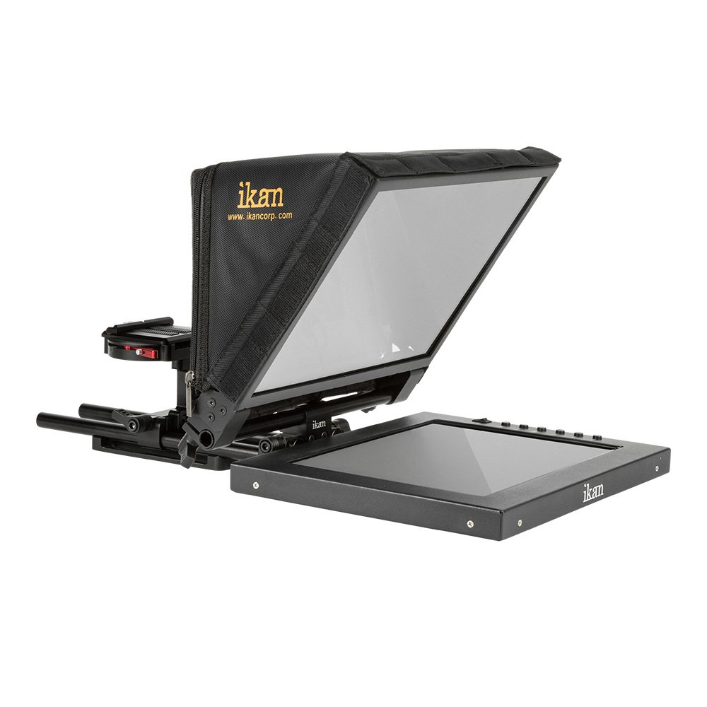 Ikan 12in Portable Teleprompter with 12in Reversing Monitor