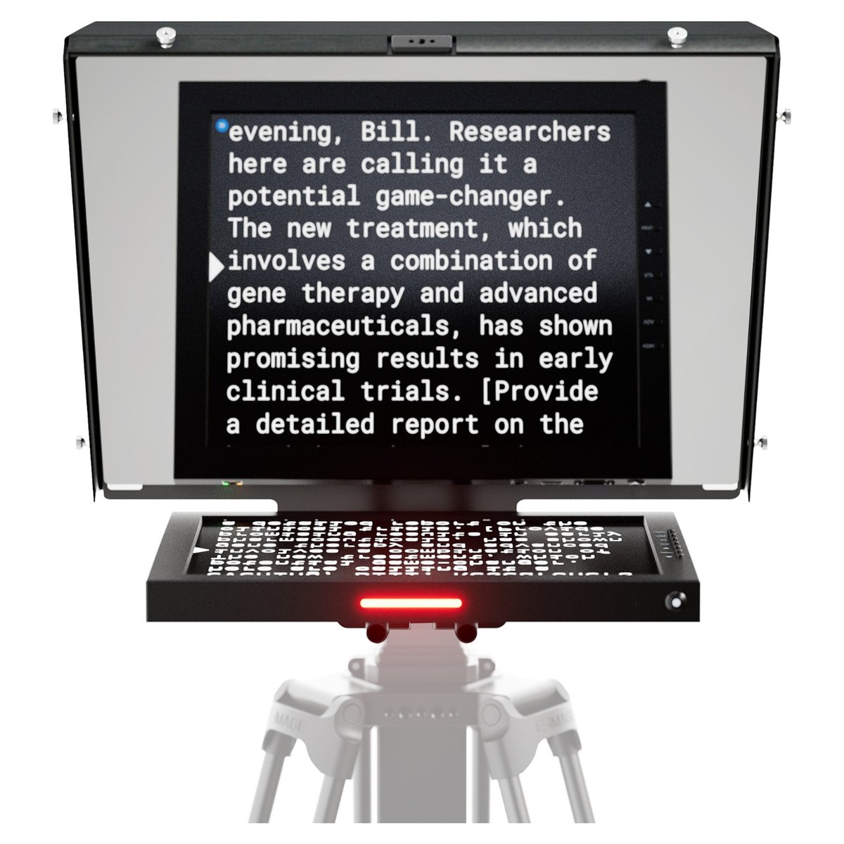 Ikan Professional 15 in. High Bright SDI & HDMI Beam Splitter Teleprompter - view 2