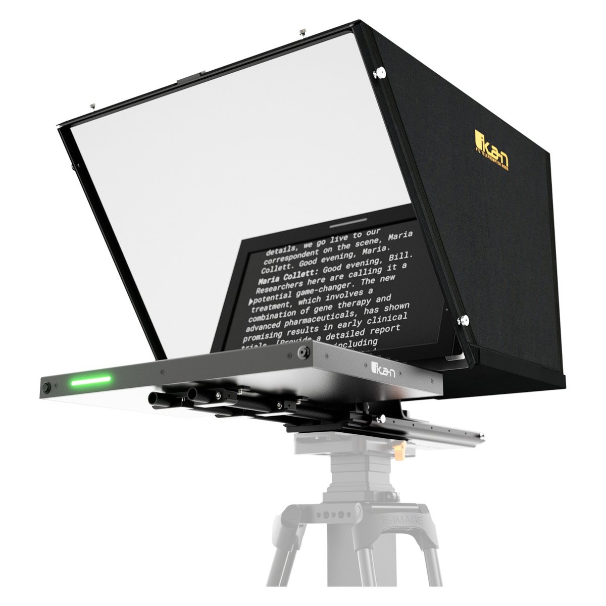 Ikan Professional 15 in. High Bright PTZ Teleprompter with Widescreen Tally SDI Monitor - view 2