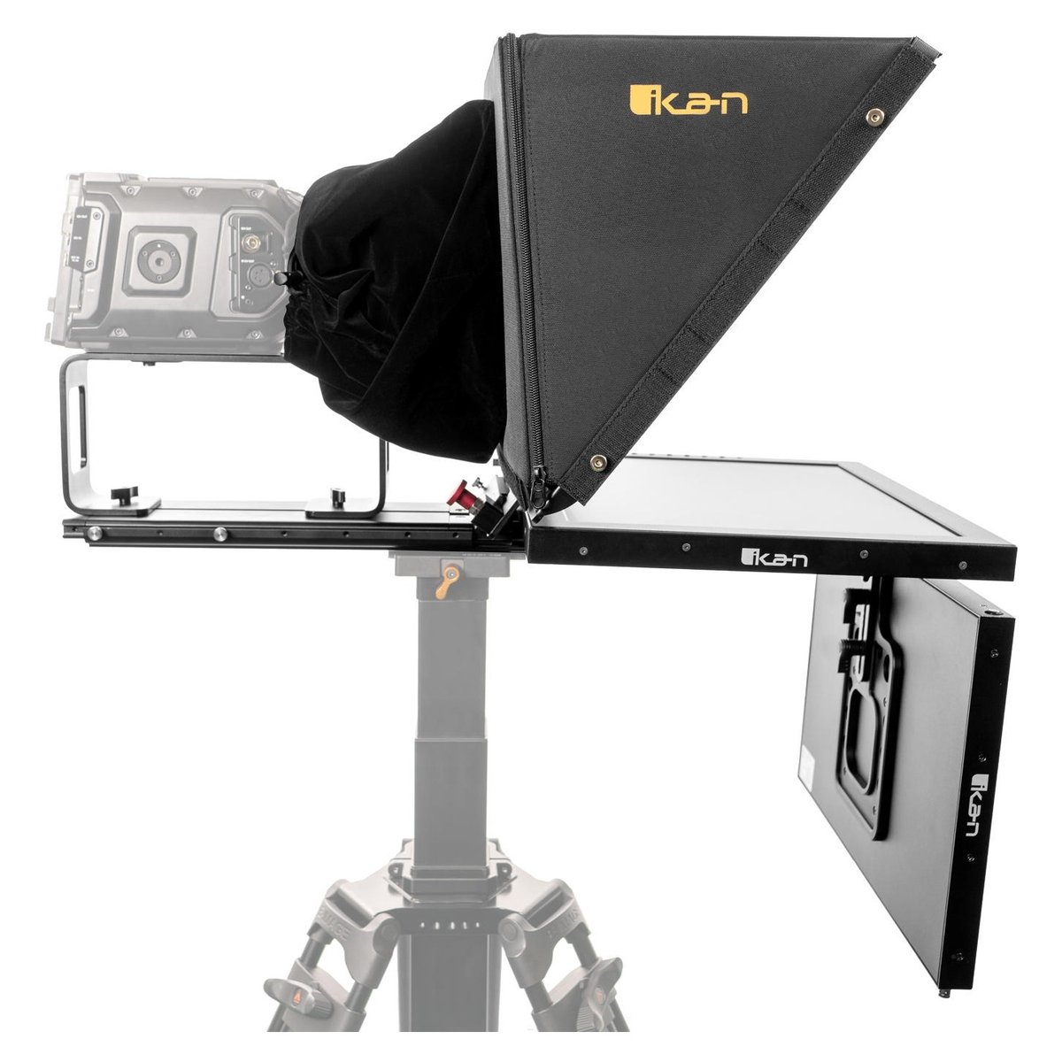 Ikan Aura Professional 19 in. SDI High Bright Beam Splitter Teleprompter with Talent Monitor Kit and Travel Kit - view 2